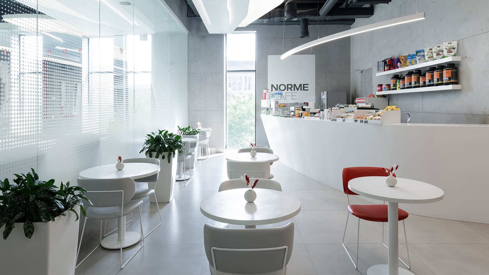 Norme Cafe bright counter